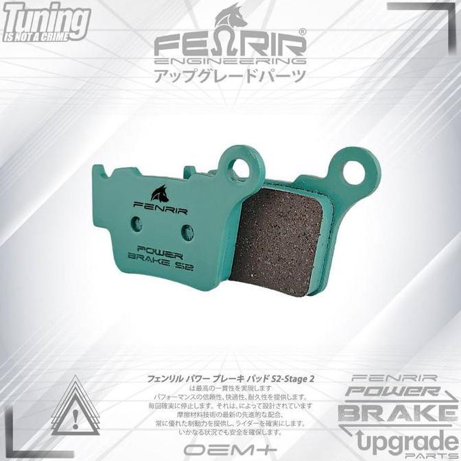 NEW Kampas Rem Belakang HUSQVARNA FC/FE 250-501 - TC/TE 65-511. KTM SX/XC-F-W 125-525 - Fenrir