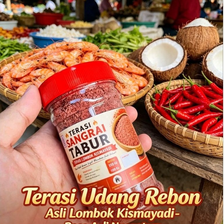 Terasi sangrai.terasi halus.terasi lombok asli super (terasi lombok kismayadi)