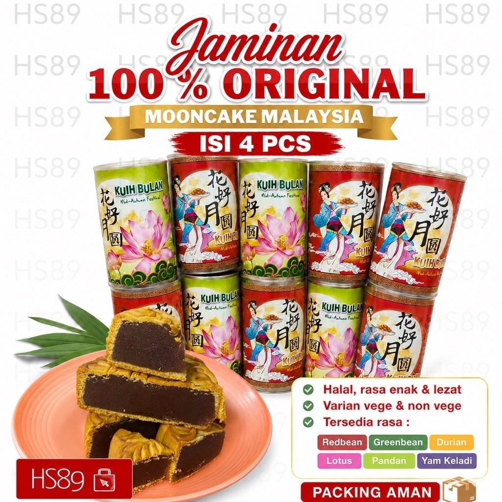 MOONCAKE KUE BULAN MOON CAKE TONG QIU PIA / TONG CIU PIA TAUSA HITAM DURIAN PANDAN LOTUS TAU YONG