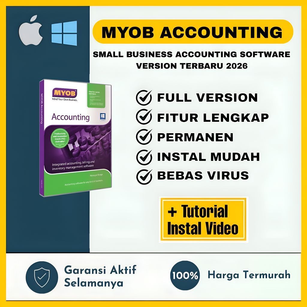 MYOB Accounting Pro 18 Full Version Lifetime Permanen Windows