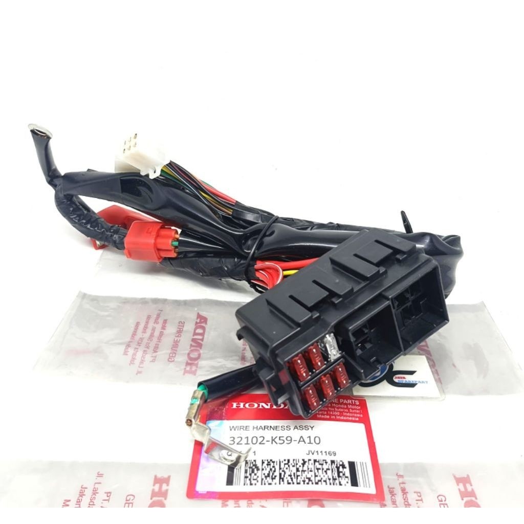 KABEL AKI RUMAH SEKRING K59/60 UNTUK MOTOR HONDA VARIO 125 FI LED OLD, VARIO 150 FI LED OLD