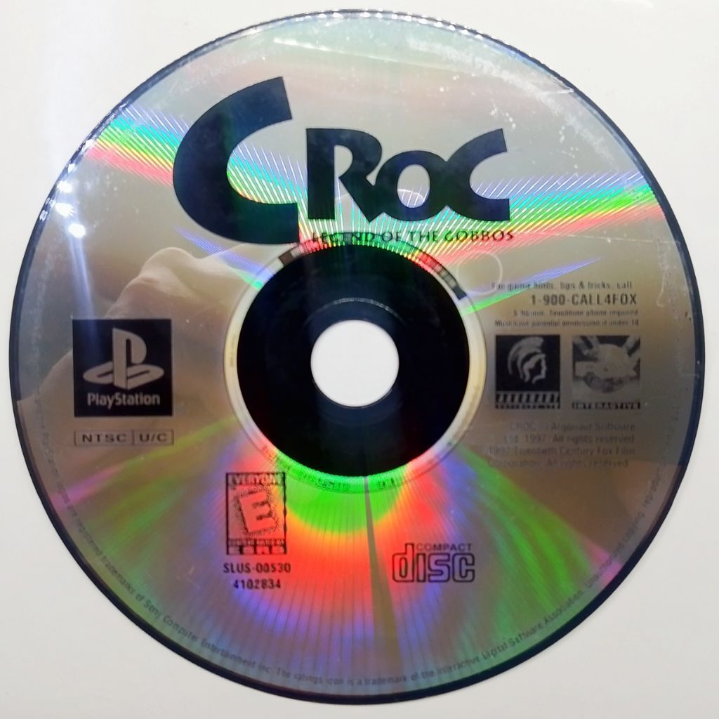 Kaset Game PS1 Original Croc