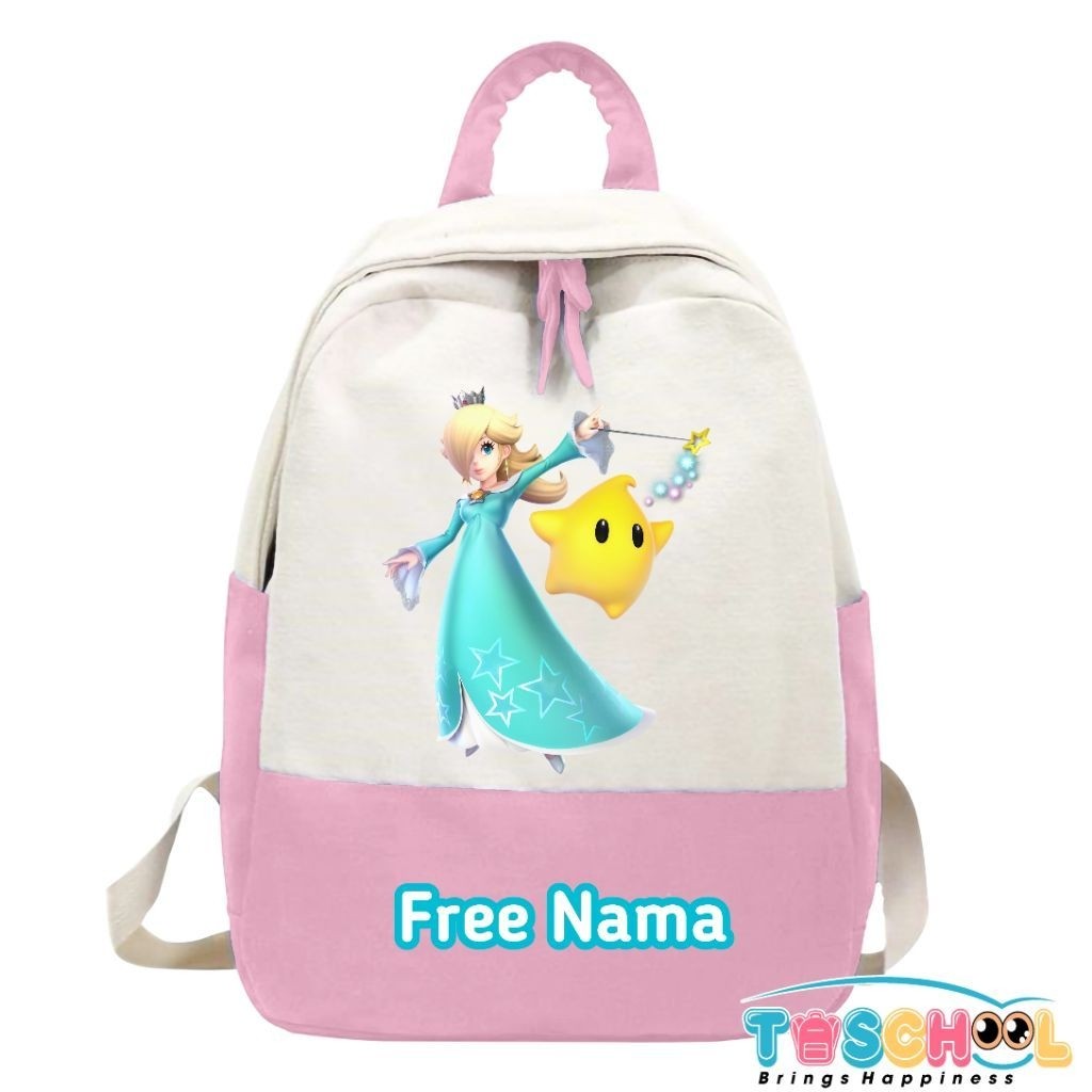 Tas Ransel Anak Karakter Princess Rosalina Luma The Super Mario Galaxy Free Nama