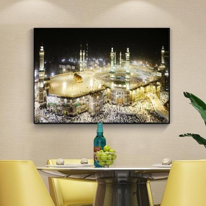 DIY Diamond Painting Full Kabah Mekah Tempat Ibadah 80x50cm D818