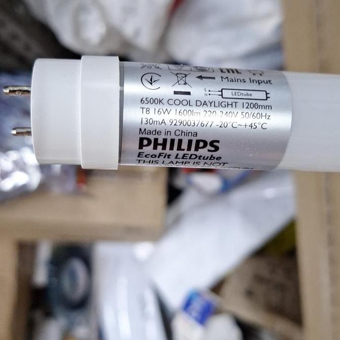 Lampu TL Led 18 Watt Philips T8 Led Ecofit 120cm Putih 765
