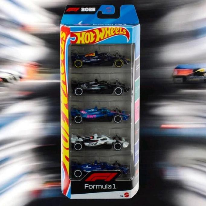 Hot Wheels 5 pack Formula one 2025 - Hot Wheels 5 pack Formula 1 - Hot Wheels 5 pack F1  Mercedes AM