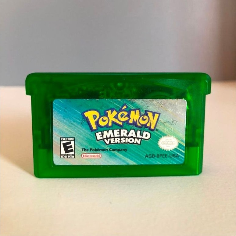 Gameboy advance pokemon emerald version original usa nintendo