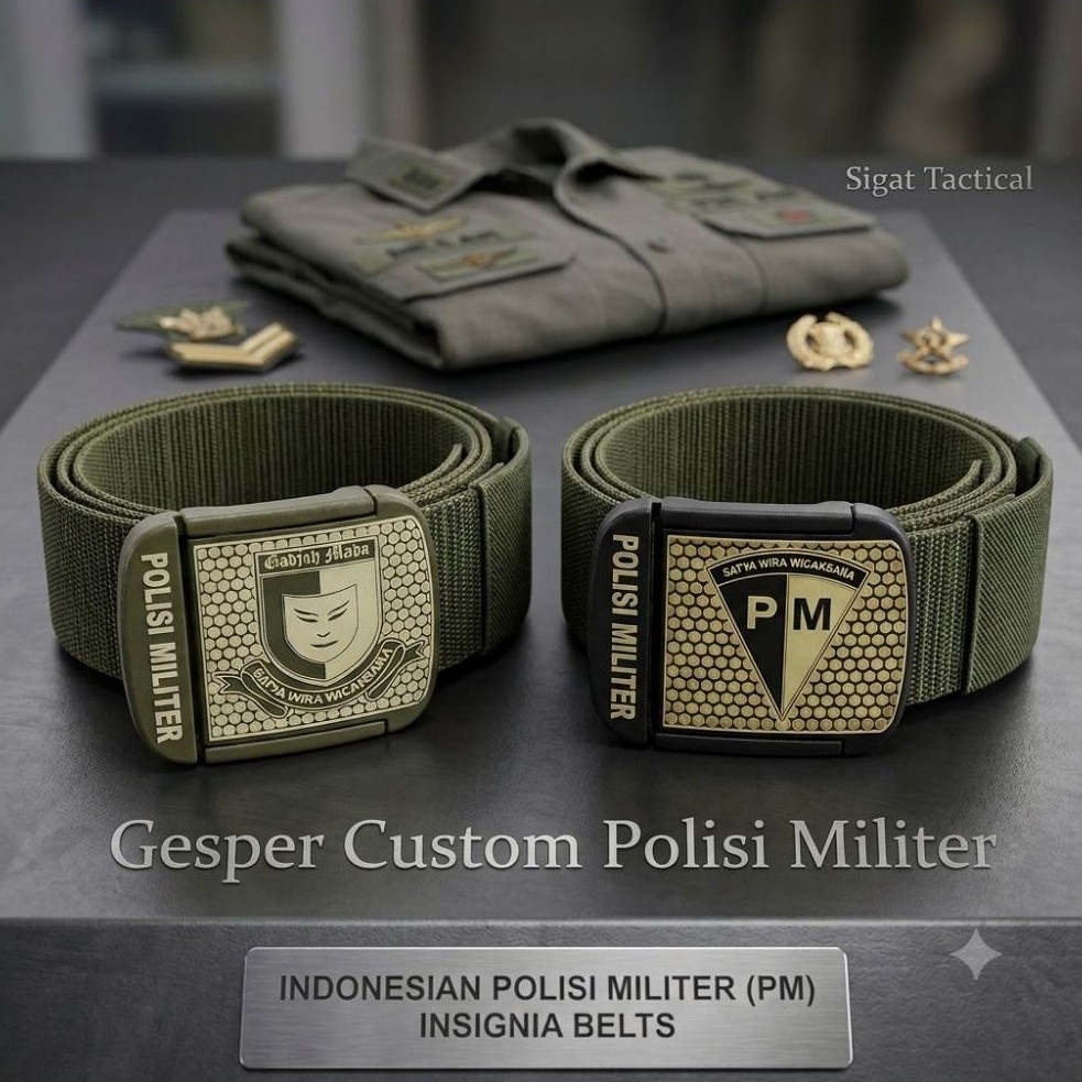 Gesper Tactical custom Polisi Militer / Gesper Laser Custom / Gesper outdoor