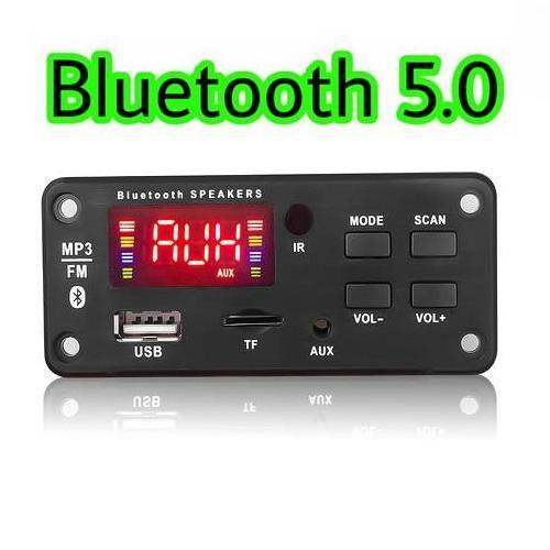 Kit Modul Mp3 Player Bluetooth Wireless 5.0 Module Deer Speaker Audio Board Car Digital Display Led 