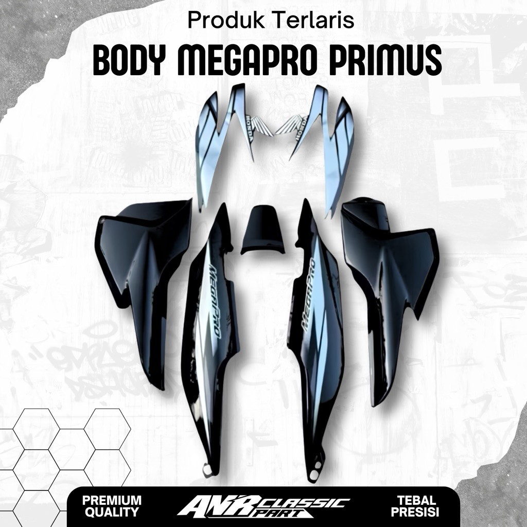 BODY FULL SET RANGKA MEGAPRO PRIMUS MP PRIMUS FULL SET