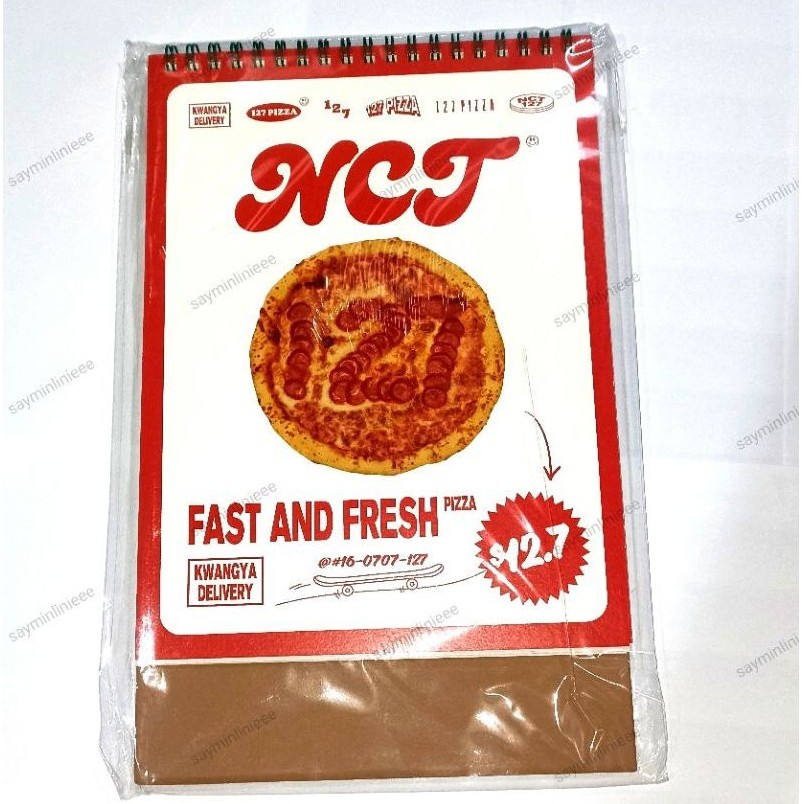 Readystock official NCT 127 2022 Season's greetings pizza SG22 desk calendar kalender taeyeong johnn