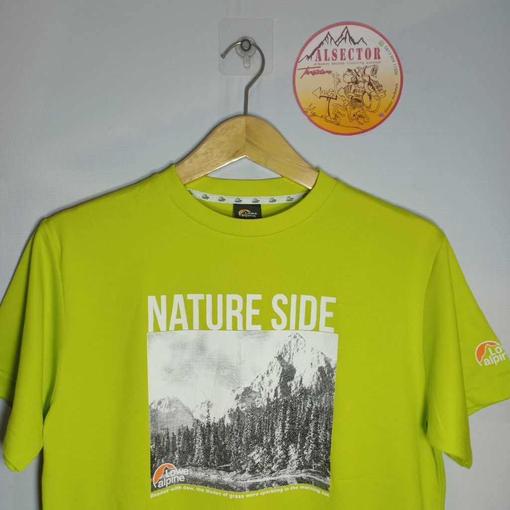 Kaos Tshirt Dewasa LOWE ALPINE (preloved) Size L KD3007-005