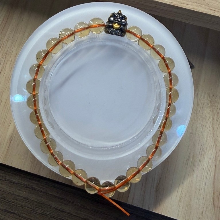 Citrine HQ Bracelet with Pixiu S925 Spacer