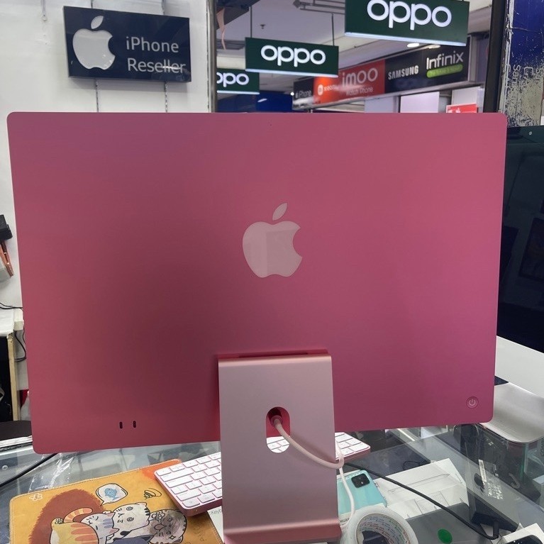Apple iMac Mac M4 (2024) 24" ram 16GB/256gb 2 port bekas second original fulset resmi murah