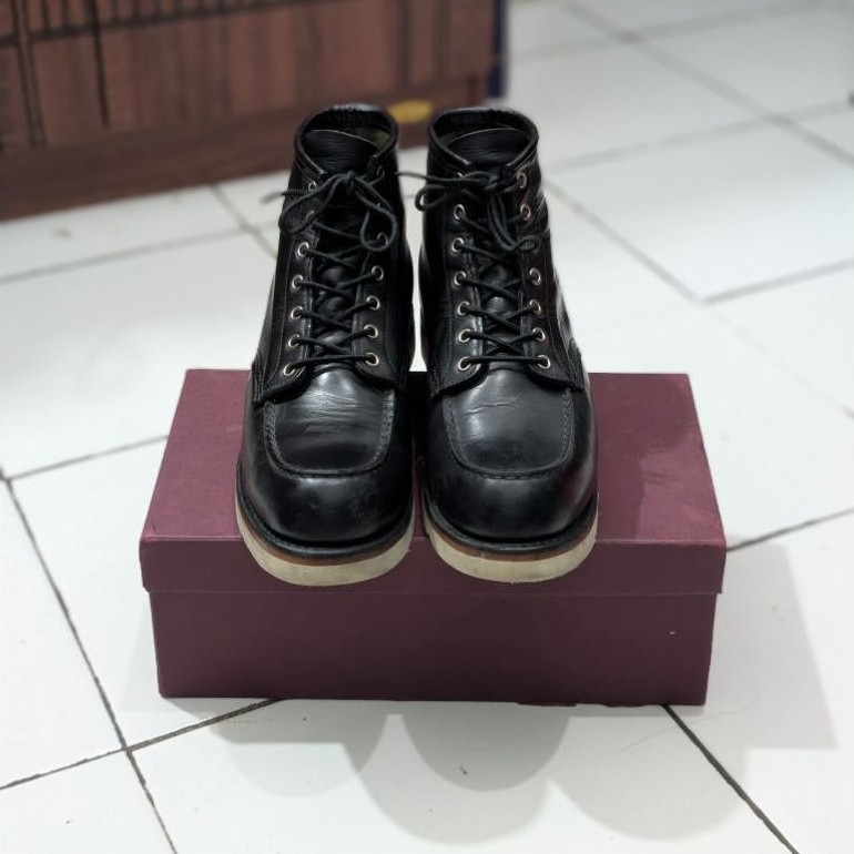 RW 8130 Black Chrome lether (sole swipe Vibram ) MADE IN USA 100% original not Sagara  txture jungka
