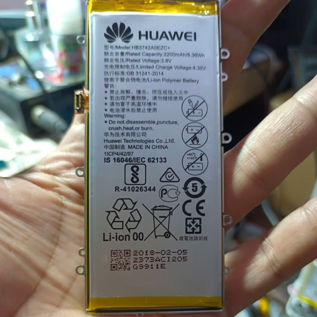 Baterai hp Huawei Y3 Model:HB3742A0EZC+ second copotan