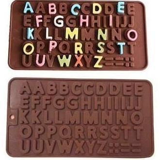 IMPORT CCS SF HAPPY BIRTHDAY NUMBER ANGKA ALPHABET HURUF CETAK SILIKON CHOCOLATE MOLD COKLAT FONDANT