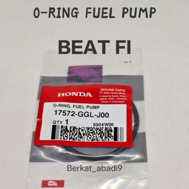 Karet Seal Sil oring fuel pump injeksi beat fi