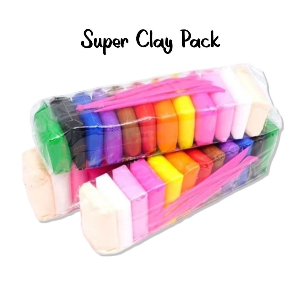 CLAY WARNA-WARNI MAINAN ANAK-ANAK 12 WARNA / PACK