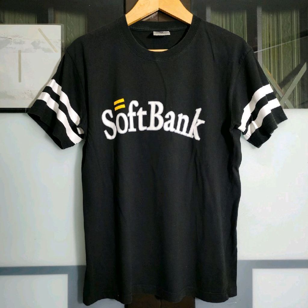 kaos baju tshirt jersey mizuno softbank mz01 [L]