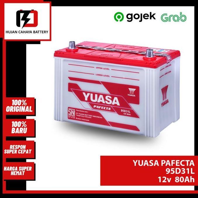 Aki Mobil YUASA PAFECTA 95D31L /95D31L/ 95D31L - Aki MITSUBISHI PAJERO
