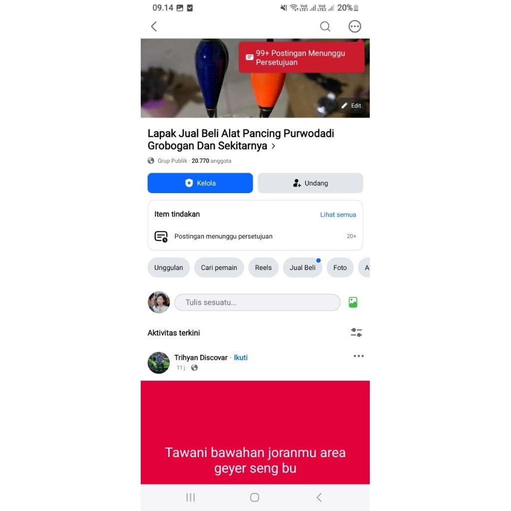 GROUP FACEBOOK AKTIF