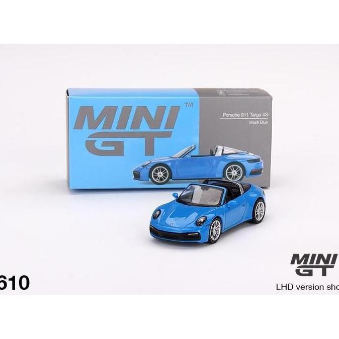 MINIGT 610 Porsche 911 Targa 4S Shark Blue Diecast MGT Mini GT