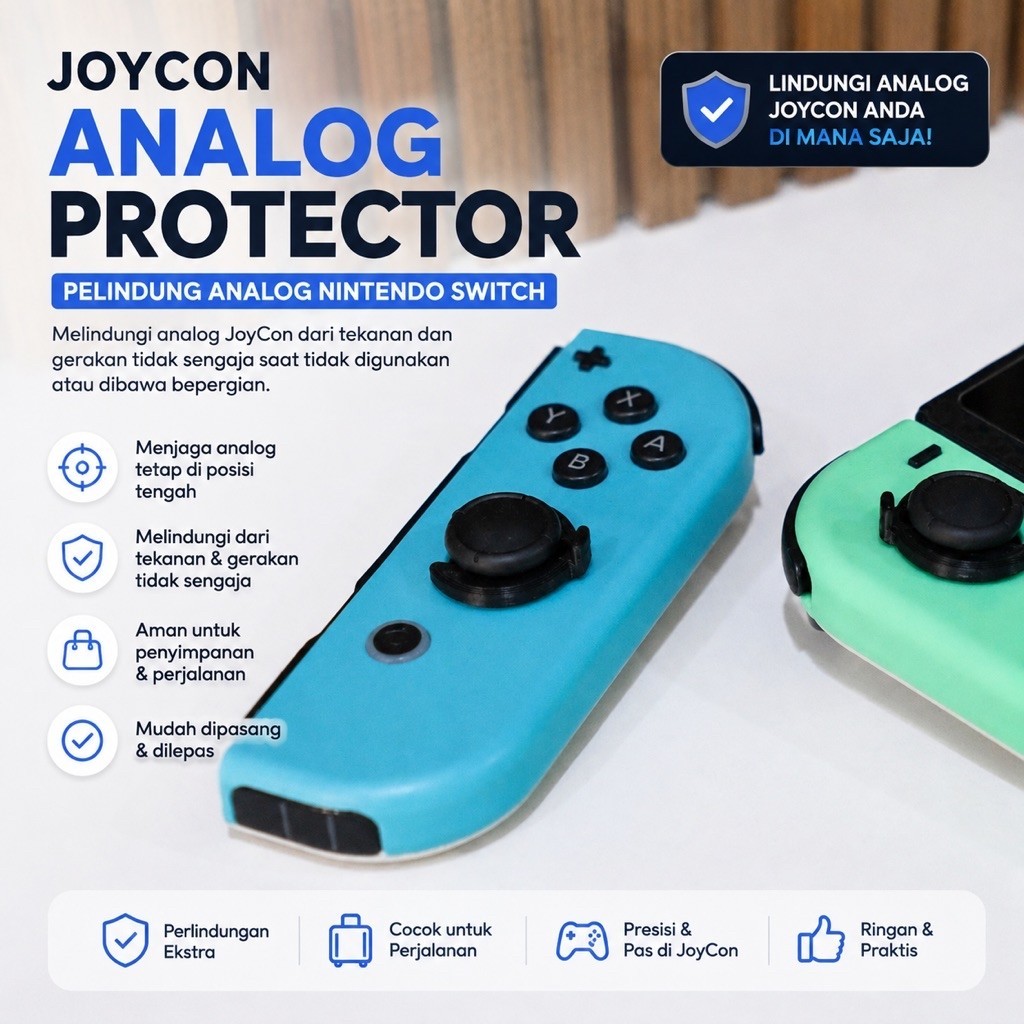 Pelindung / Protector Analog Joycon Nintendo Switch Anti Drift