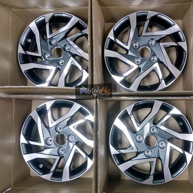 4 pcs-Velg Velek Avanza Veloz 2019 Original Toyota 100%