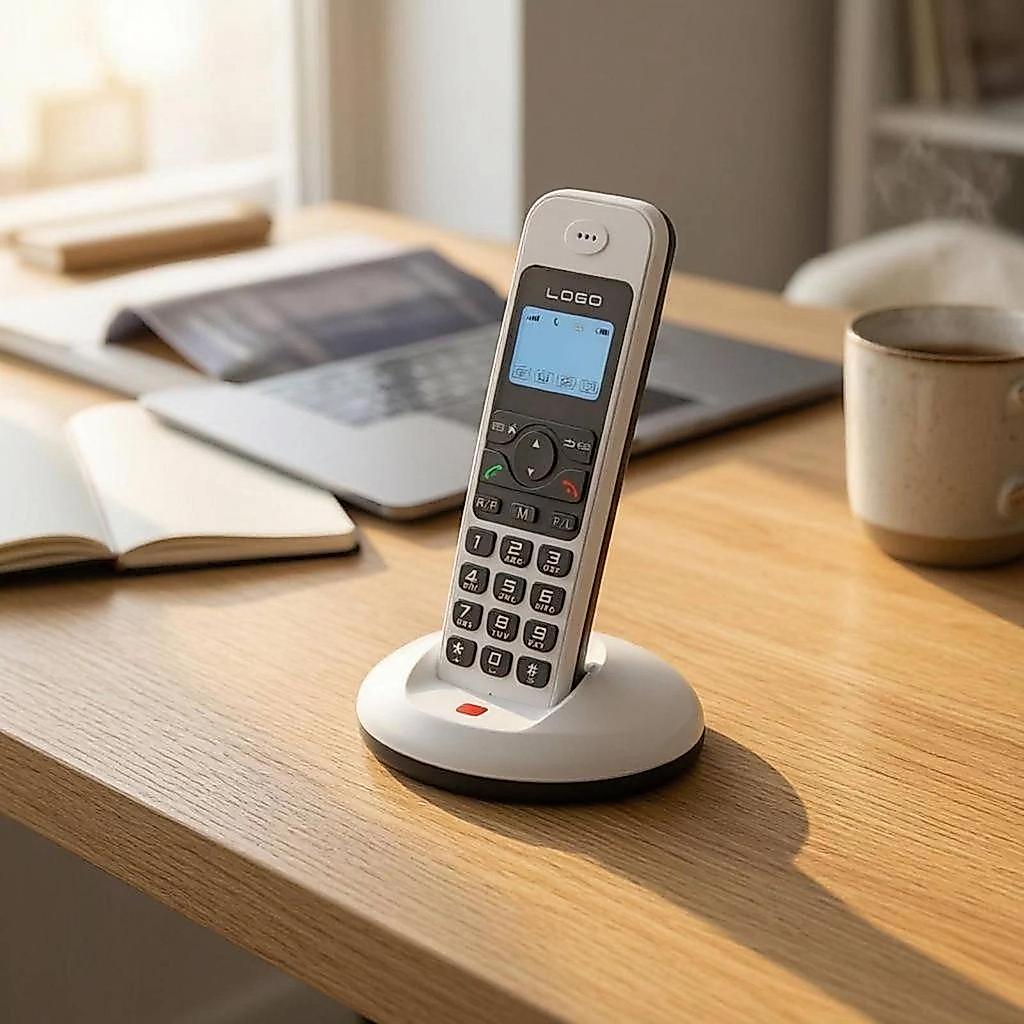 gital Cordless Telephone Backlit splay Cordless Phone System Charging Base Phone Numeric Keypad Home