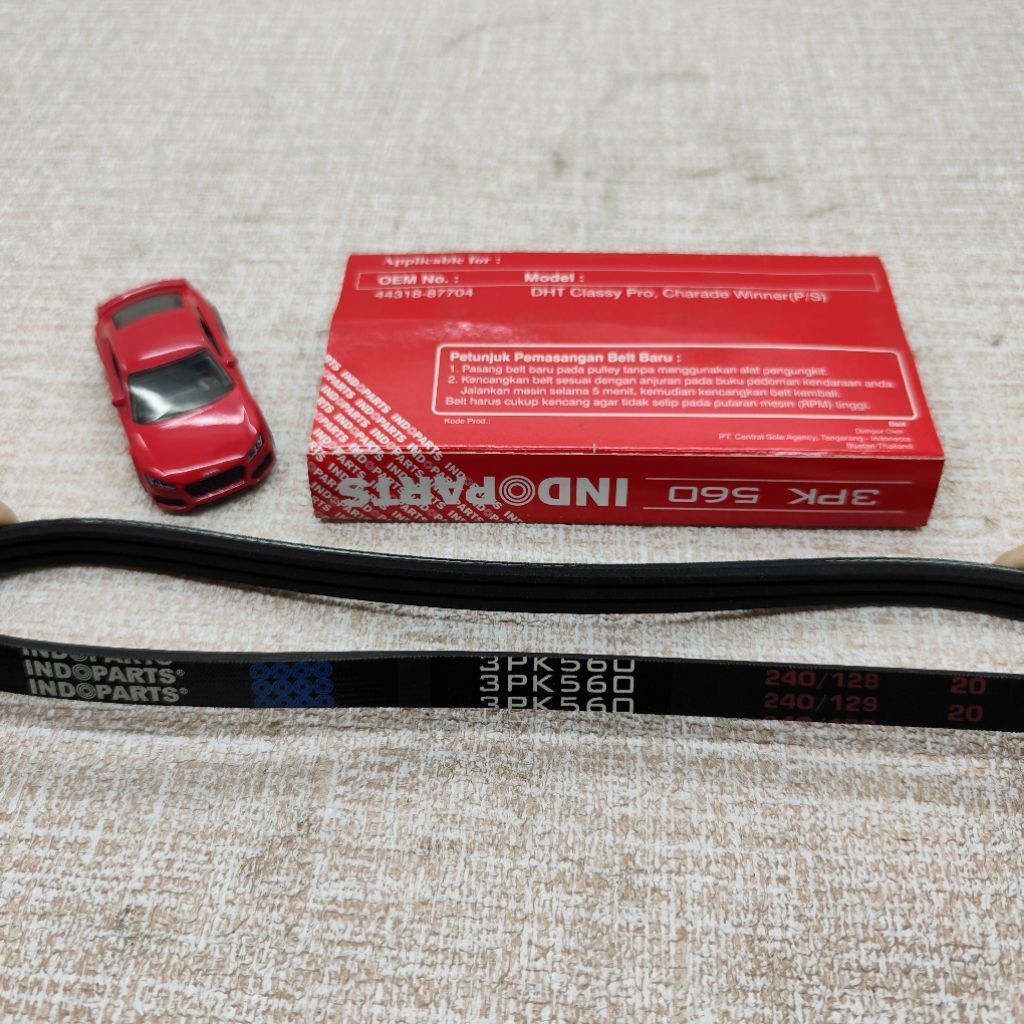 Ribt Van Belt Indoparts , Bando 3PK 560 Classy Pro Charade winner P/S