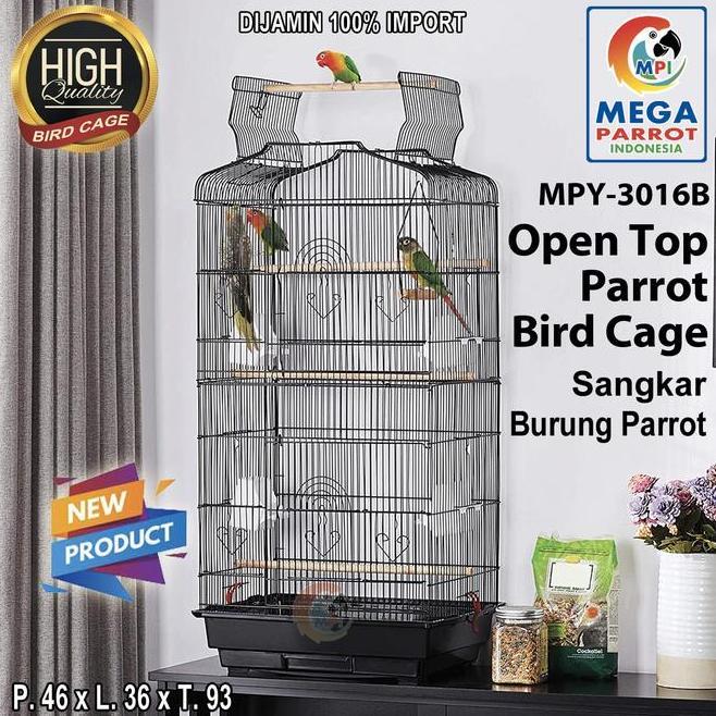Kandang Sangkar Burung Parrot Open Top Mpy3016B