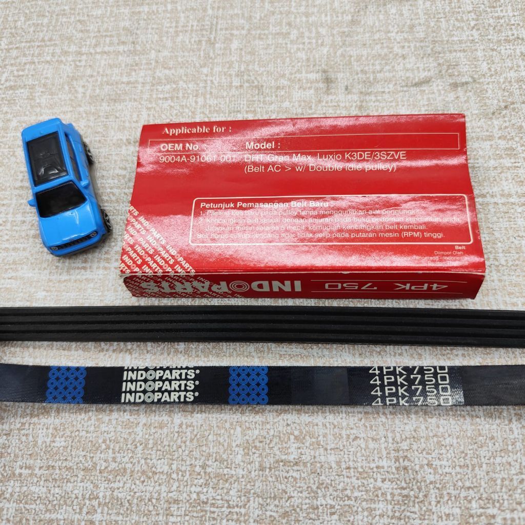 Ribt Van Belt Indoparts , Bando 4PK750 4PK 750 Granmax Grand max 1300cc 1500cc AC