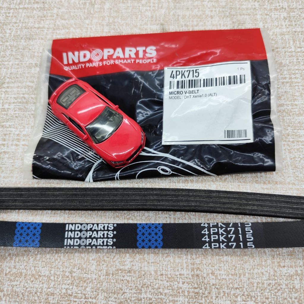 Ribt Van Belt Indoparts , Bando 4PK715  4PK 715 Xenia 1000cc ALT