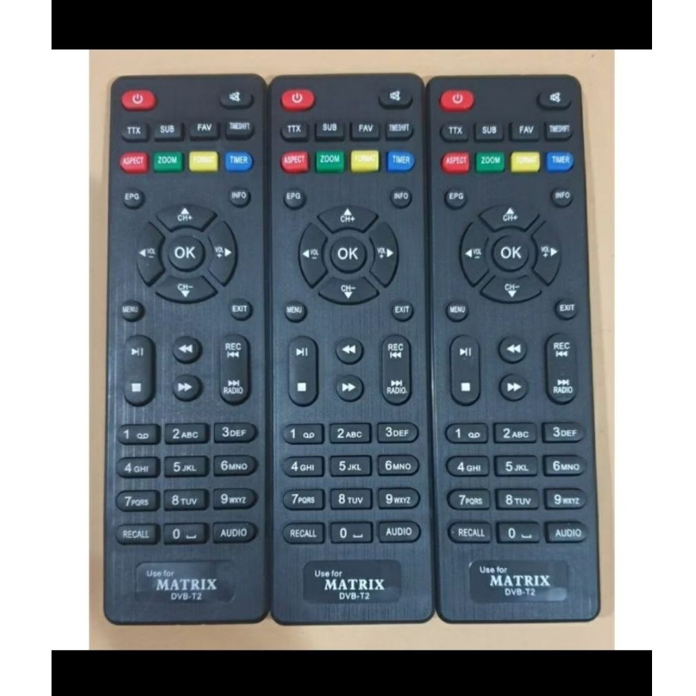 remot untuk stb matrix DVB-T2. apple merah/stb garuda/REVO RC120, kualitas ori