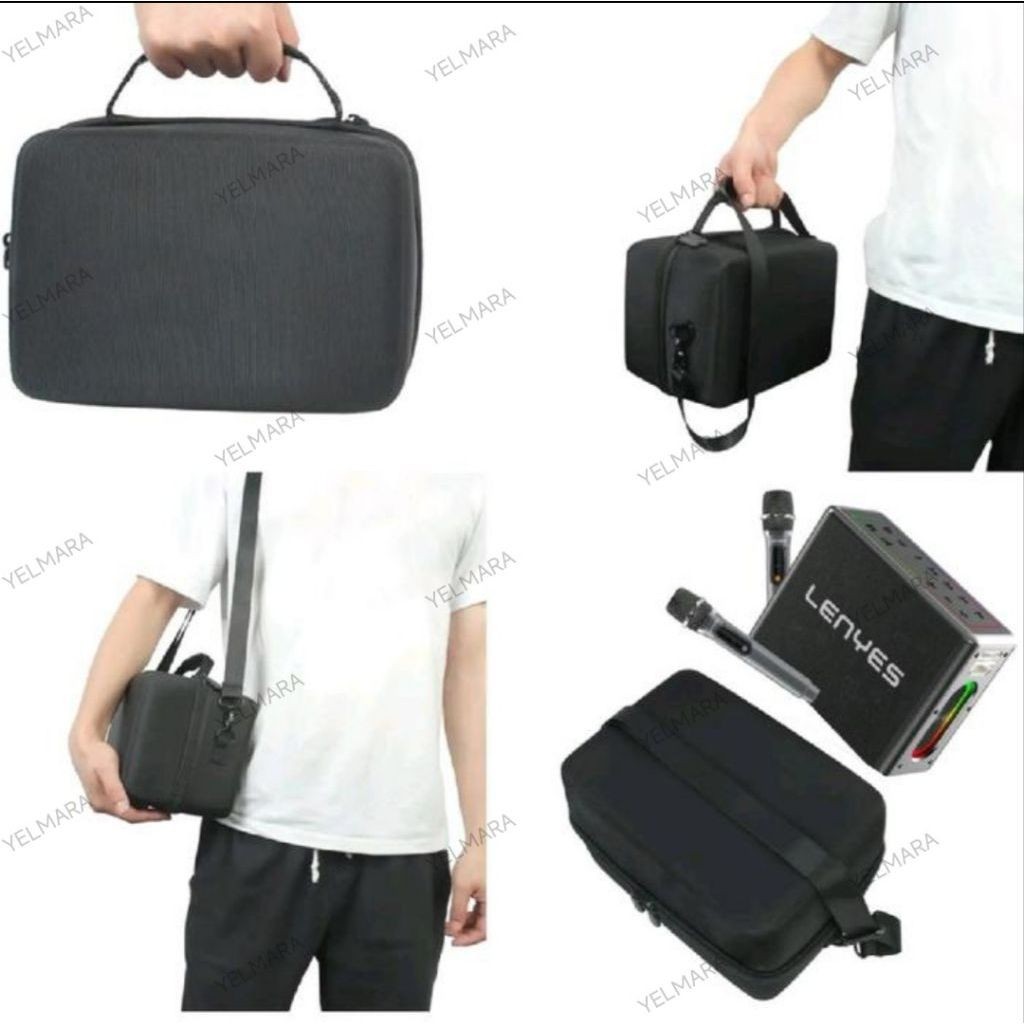 Tas penyimpanan speaker lenyes S861travel bag for speaker lenyes waterproof anti air & anti bentur -