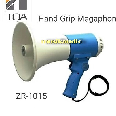 Megaphone TOA ZR-1015 / ZR1015 / ZR 1015 (Pengeras Suara) 15 Watt Hand Grip Megaphone