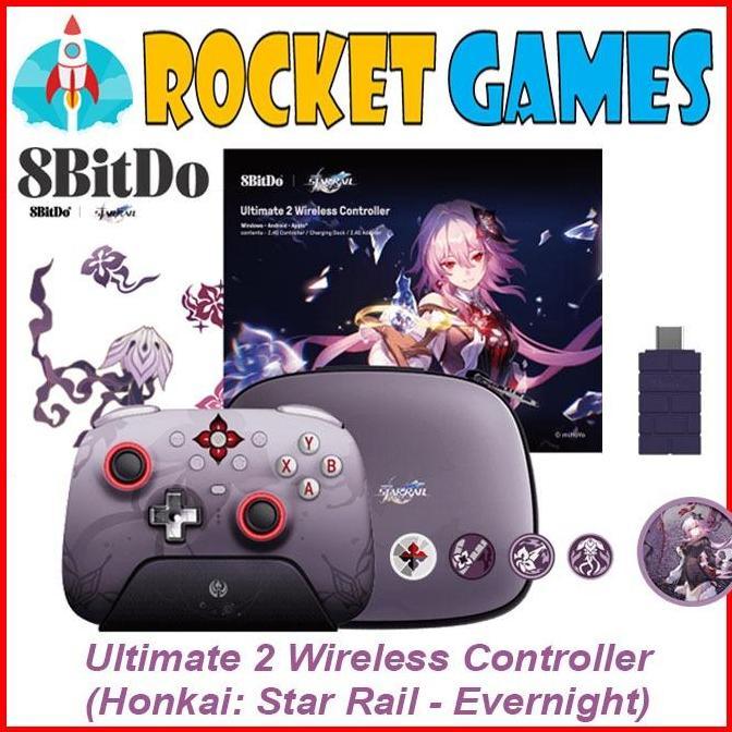 Allthebest- 8Bitdo Ultimate 2 Wireless Controller Honkai : Star Rail Evernight Limited Edition