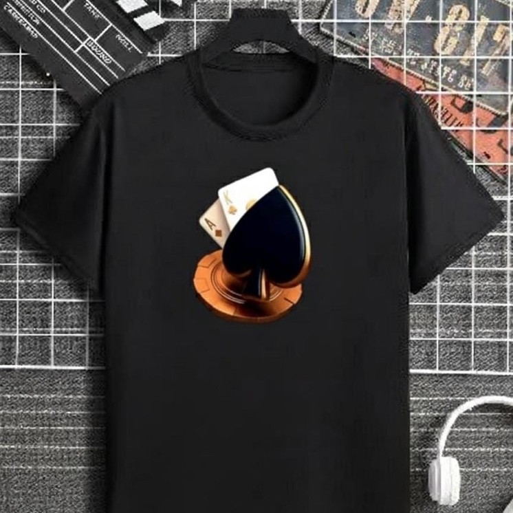 Kaos Spitfire Wheels Unisex 100% Cotton Black