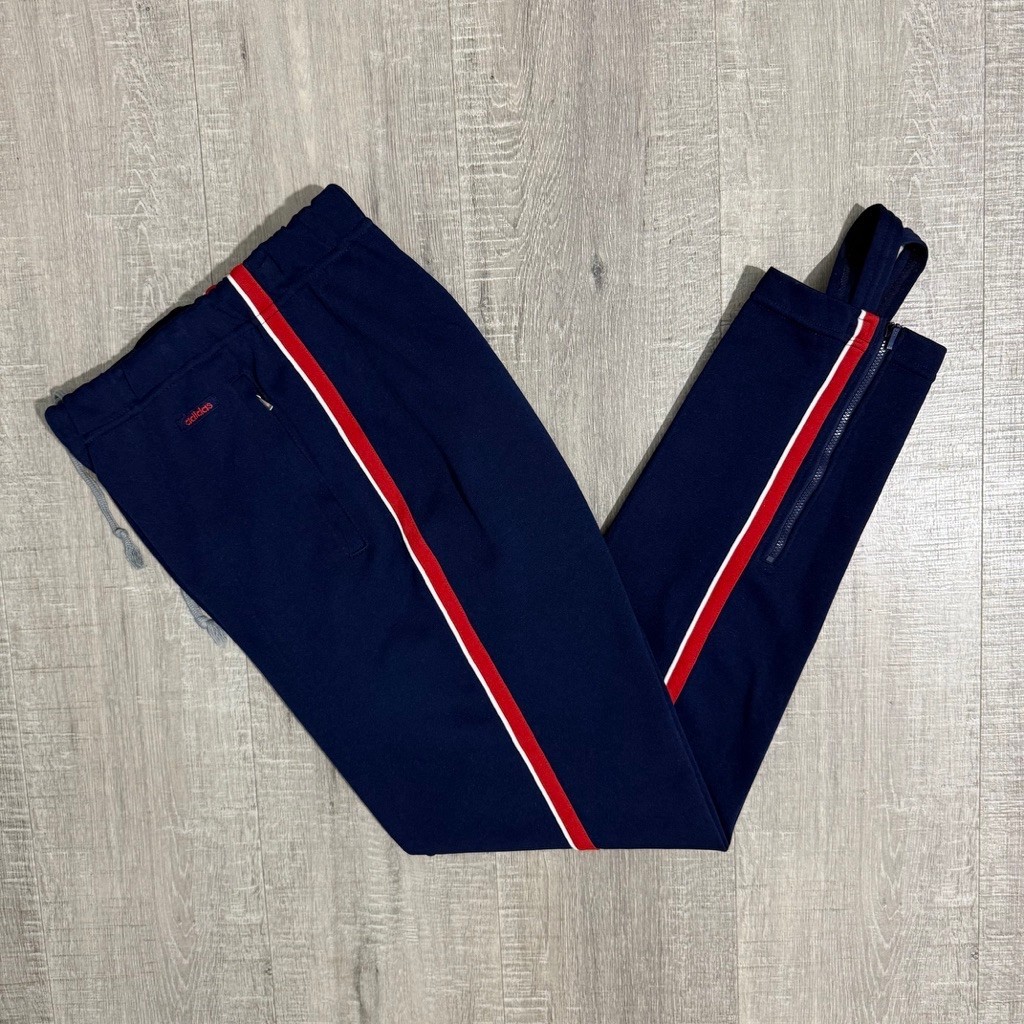 Celana vintage adidas w.germany by descente trackpants navy