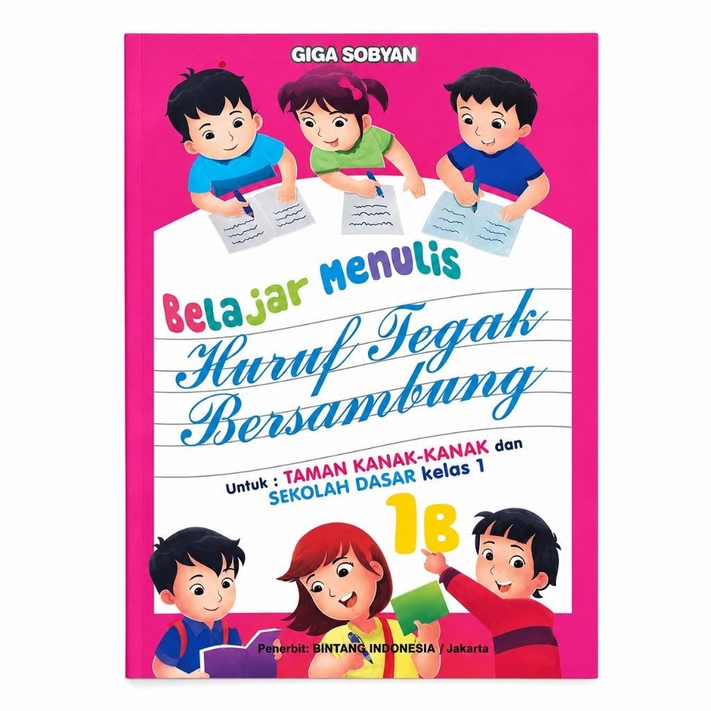 Buku Latihan Menulis Huruf Tegak Bersambung | Belajar Menulis Anak SD