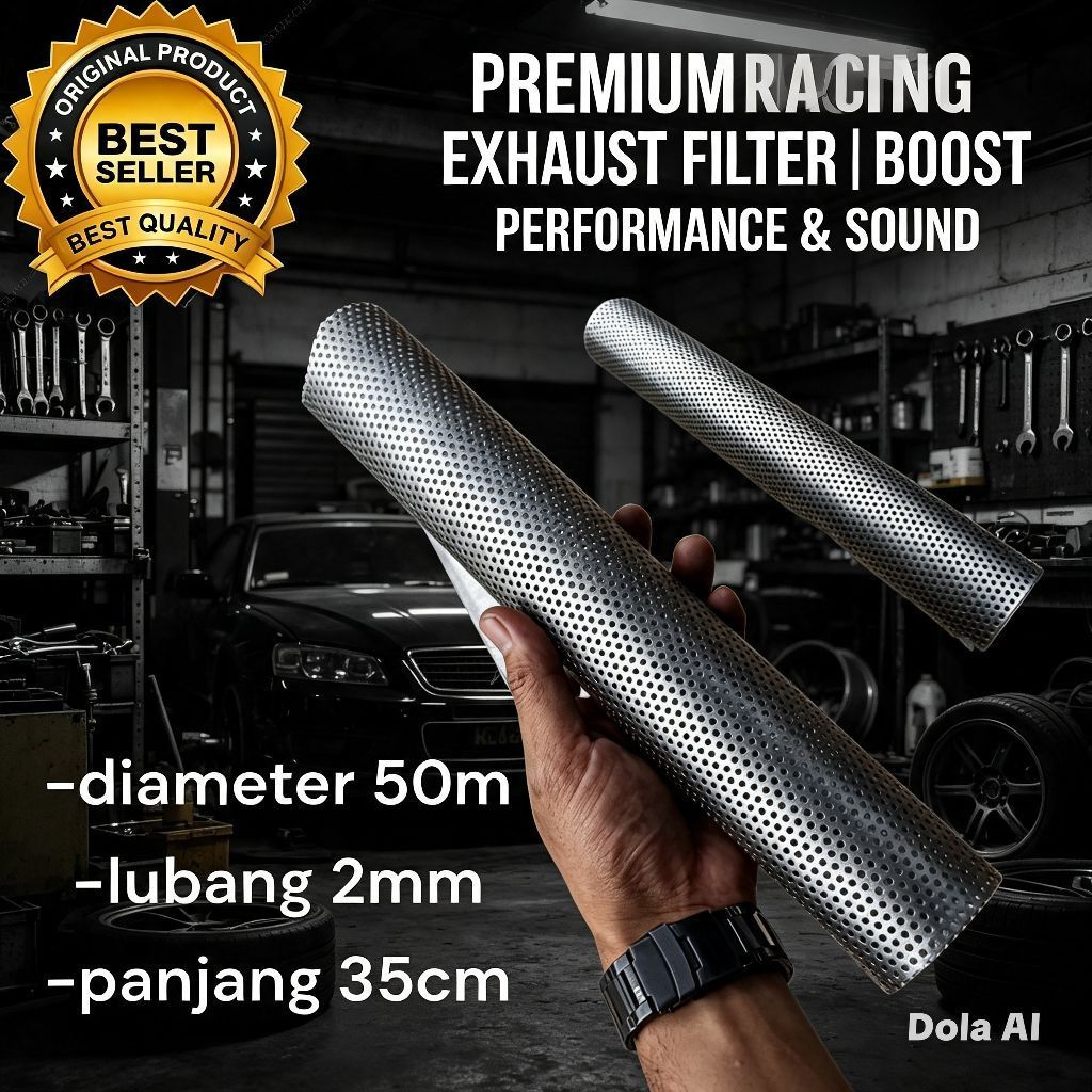 saringan kenalpot racing DBS lubang50M pnp DBS kws