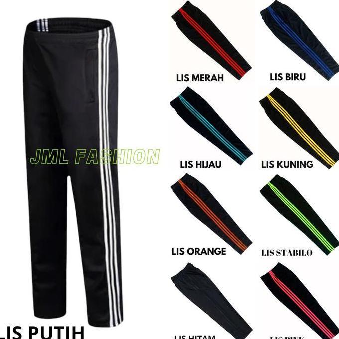 DV374 - Celana Training Panjang Olahraga Uniseks Sport Pria Dan Wanita Bahan Lotto Elvana jogger  ba