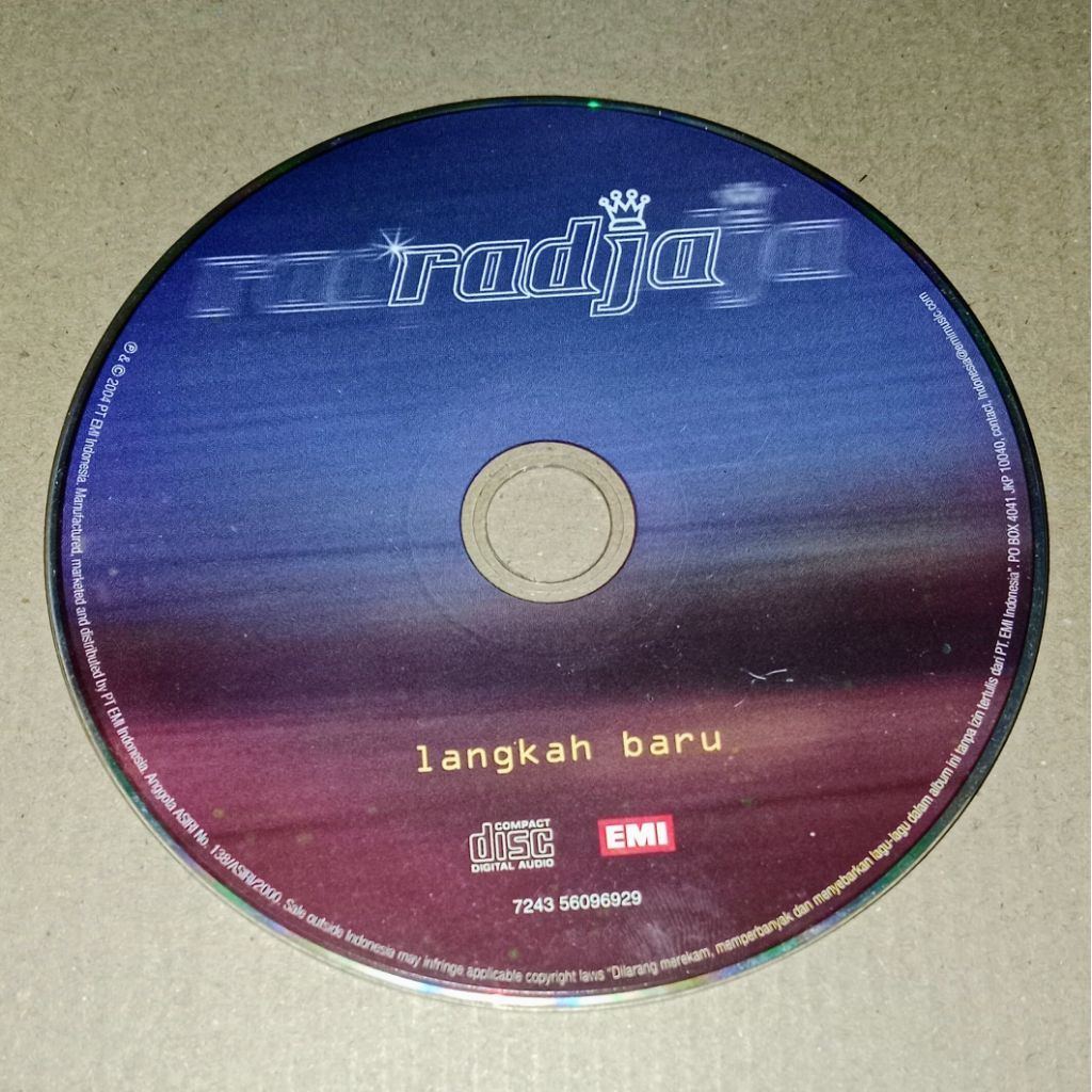 CD ONLY NO COVER Radja Langkah Baru 3 All Star Hits Composers Kenangan Abadi Seleksi 5 Indonesian To
