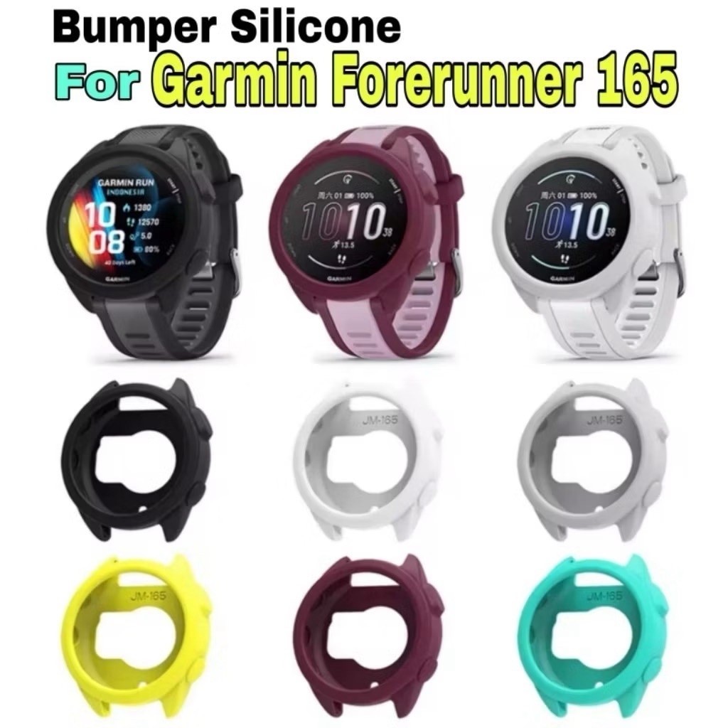 Strap jam garmin foreirunner smartwatch bumper case silicone jam garmin