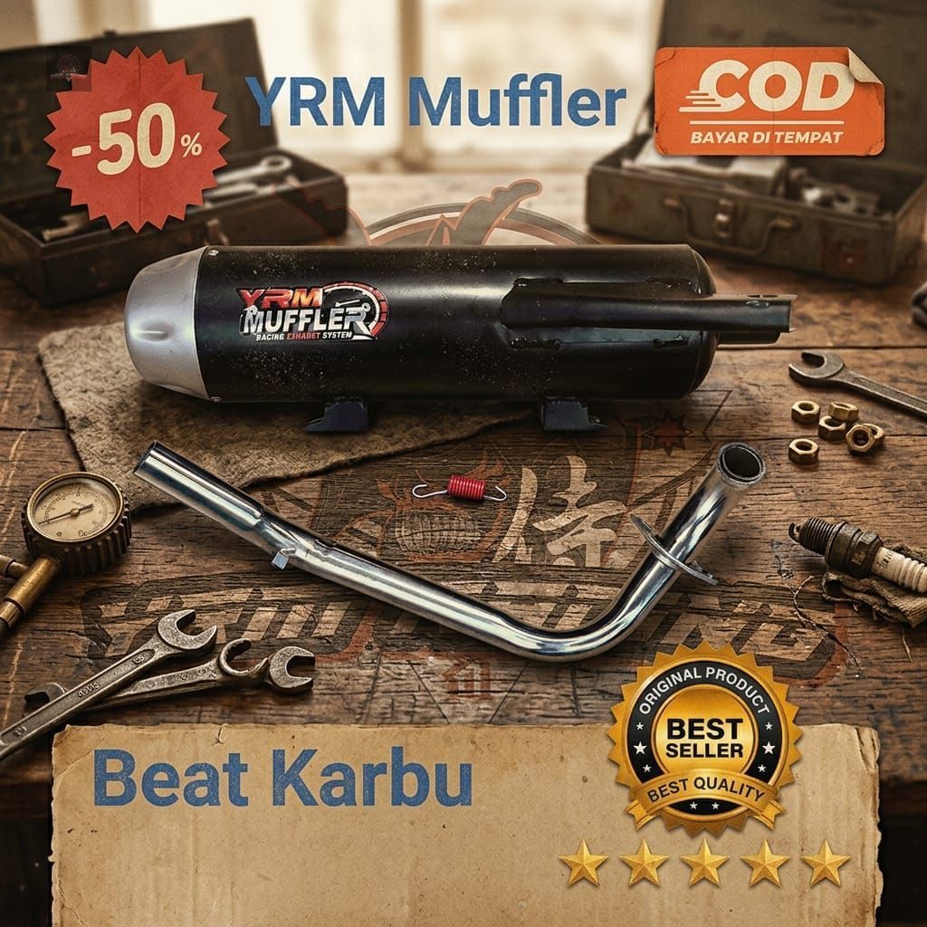 Knalpot Standar Racing Mio Smile Mio Sporty Mio Soul Gt Mio Z Mio J Beat Karbu Vario karbu Suara Bas
