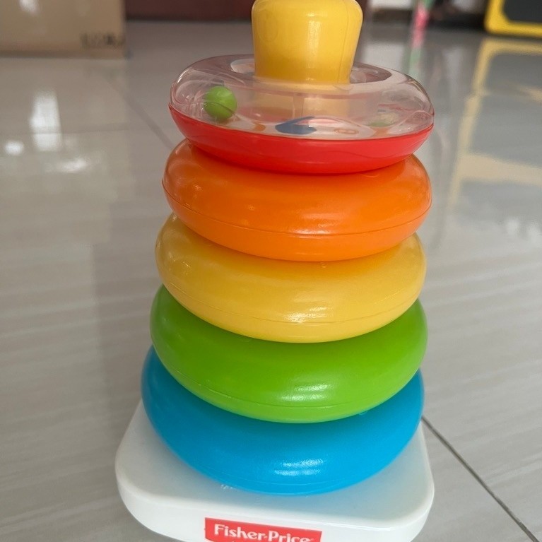Preloved Fisher-Price Rock-A-Stack Mainan Edukasi Anak