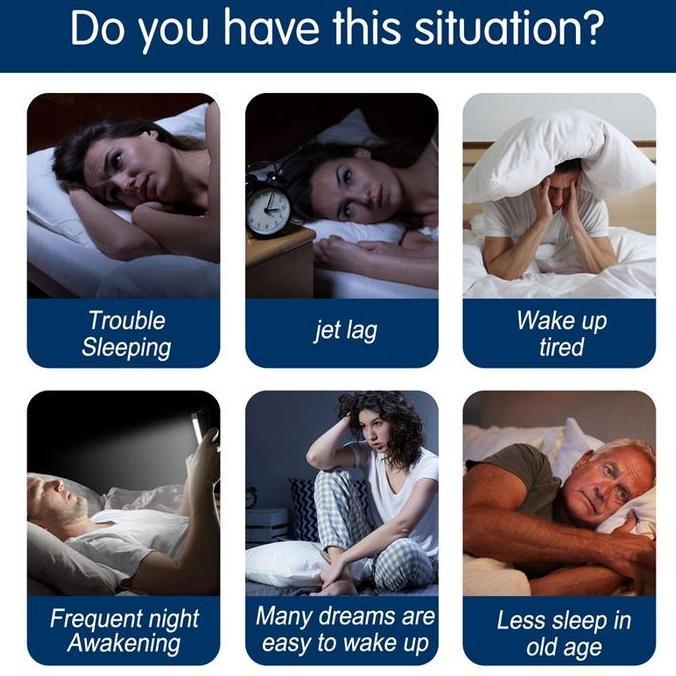 EZVECHE 24pcs Sleep Patch Plaster Perut Herbal Bantu Tidur Atasi Insomnia Mimpi Berlebihan Perawatan