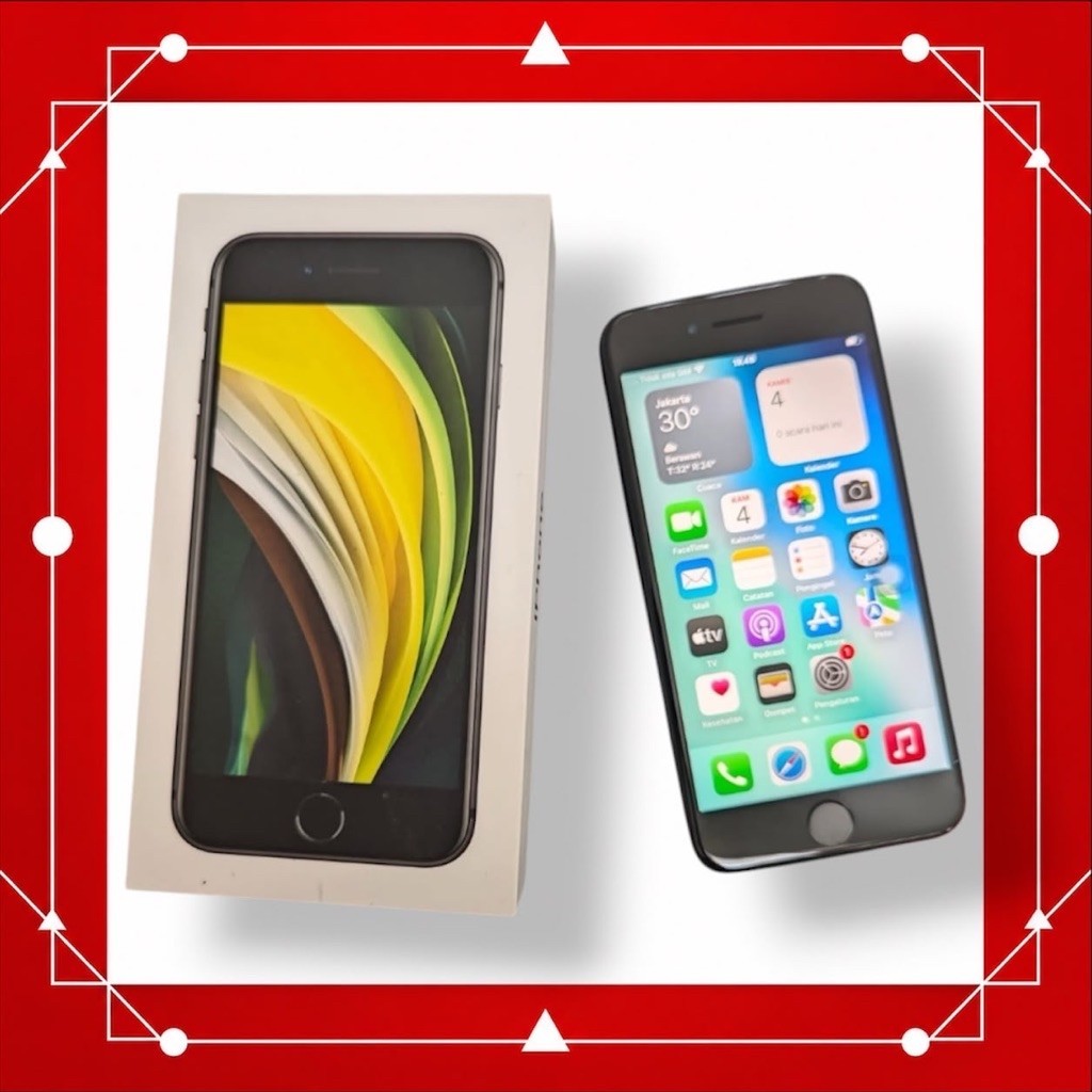 IPHONE SE GEN 2 128 GB SECOND RESMI ( IMEI AMAN )