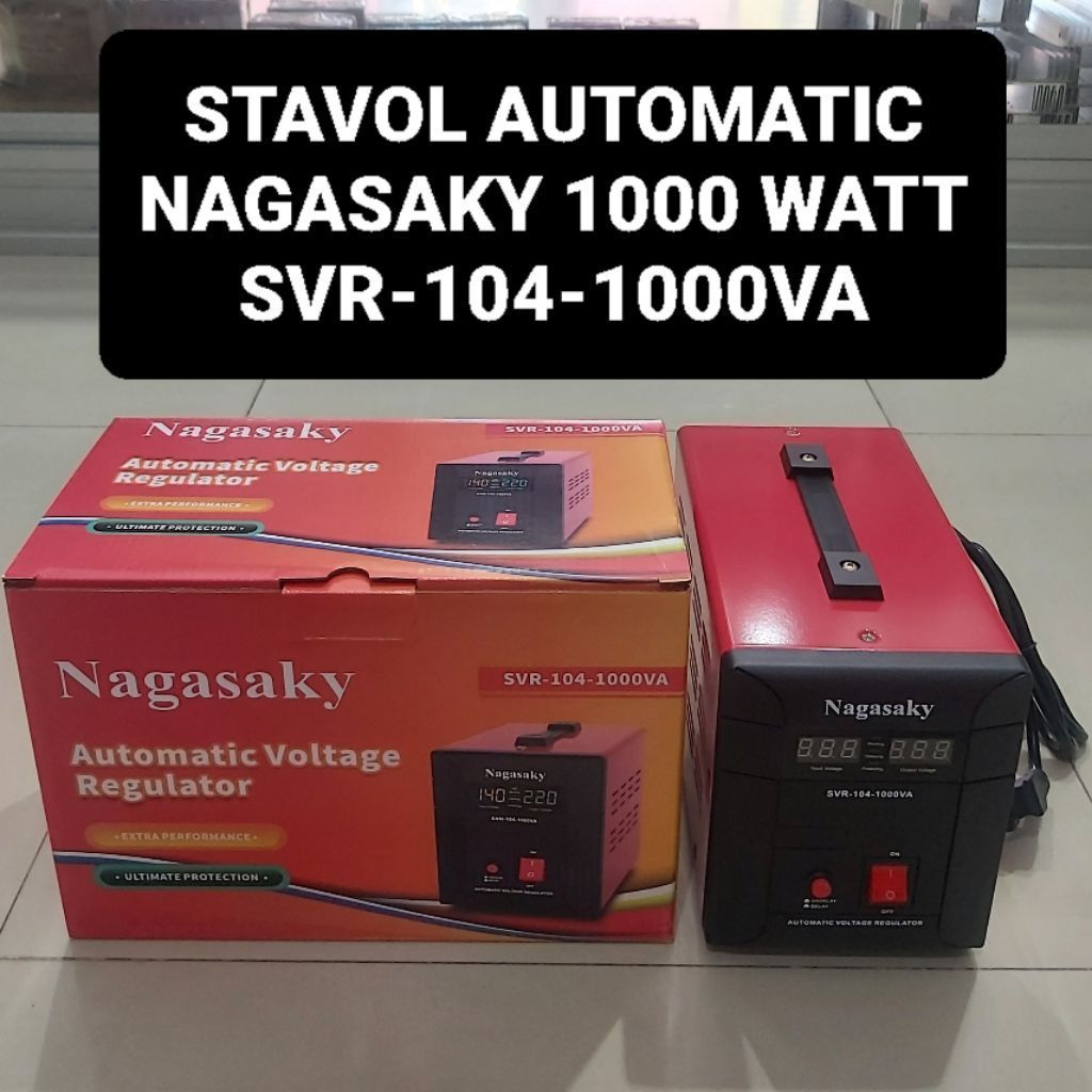 NAGASAKY Stavol SVR-104-1000VA Automatic Voltage Regulator 1000 Watt